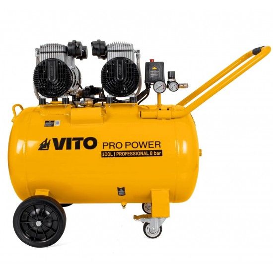 Compressor silencioso 100L 8bar 4.0Hp ref VICSOS100 VITO