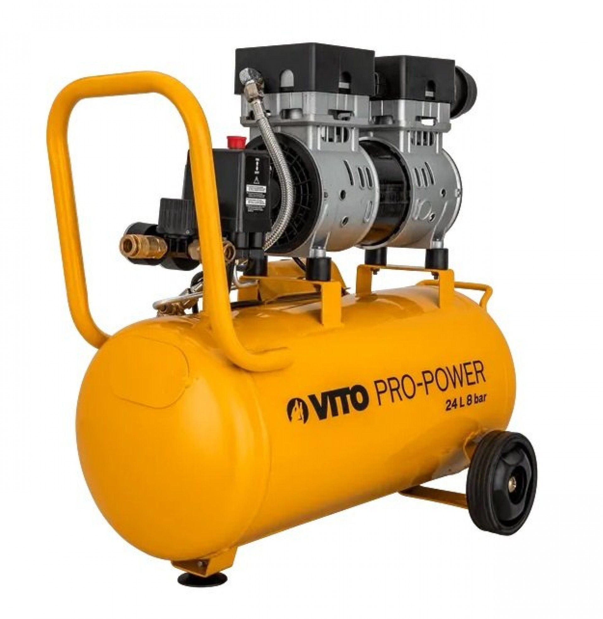 Compressor silencioso 24L 8bar 1.0Hp refª VICSOS25 VITO