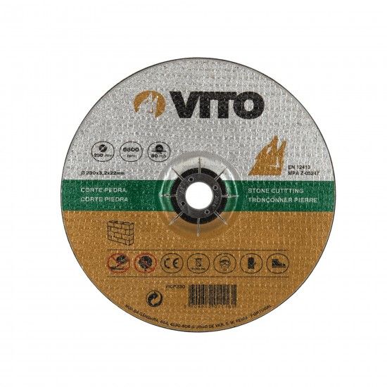 Disco corte pedra 115mm refª VICP115 VITO Disco corte pedra 115mm refª VICP115 VITO