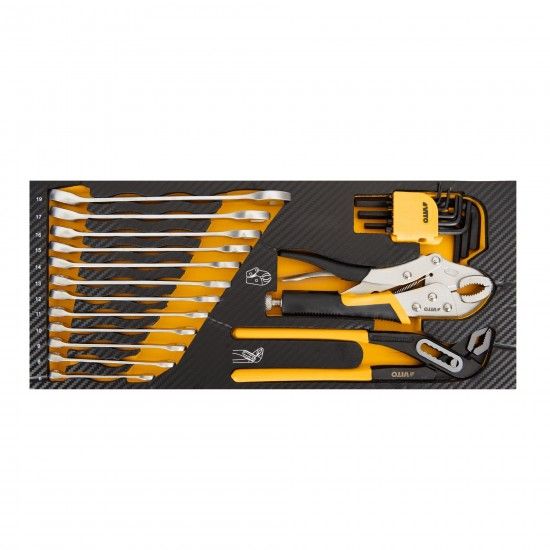 Caixa Metlica Com Ferramentas 90 Peas ref VICMF90  Vito