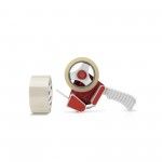 Conjunto aplicador com 2 fitas embalar 50mm x 66m ref VICJAF VITO