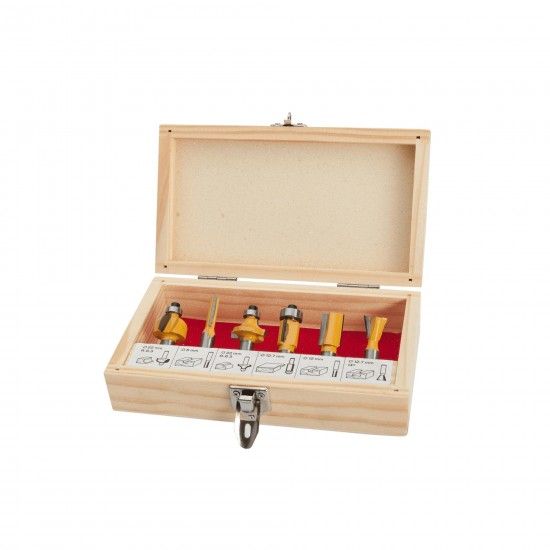 Conjunto 6 fresas para tupia refª VICFR6M VITO Conjunto 6 fresas para tupia refª VICFR6M VITO