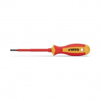 Chave fenda isolada vde 1000v 4,0x100mm refª VICFIVDE4100 VITO Chave fenda isolada vde 1000v 4,0x100mm refª VICFIVDE4100 VITO