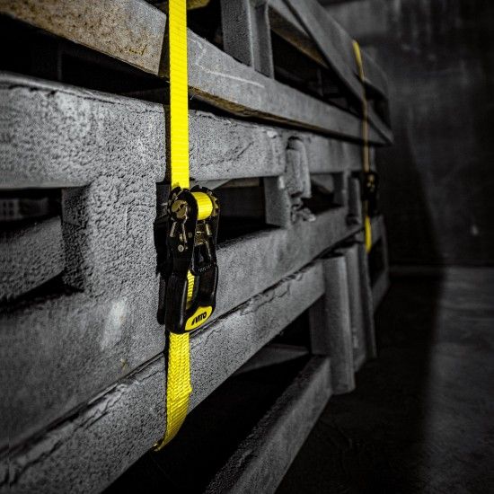 Cinta fixaao 2 ganchos 33mm x 4,5m 2500kg ref VICF3345G VITO