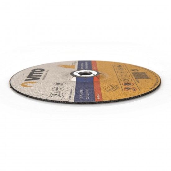 Disco corte ferro 125mm refª VICF125 VITO Disco corte ferro 125mm refª VICF125 VITO