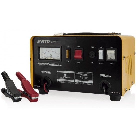 Carregador baterias auto 20A ref VICB16S Vito