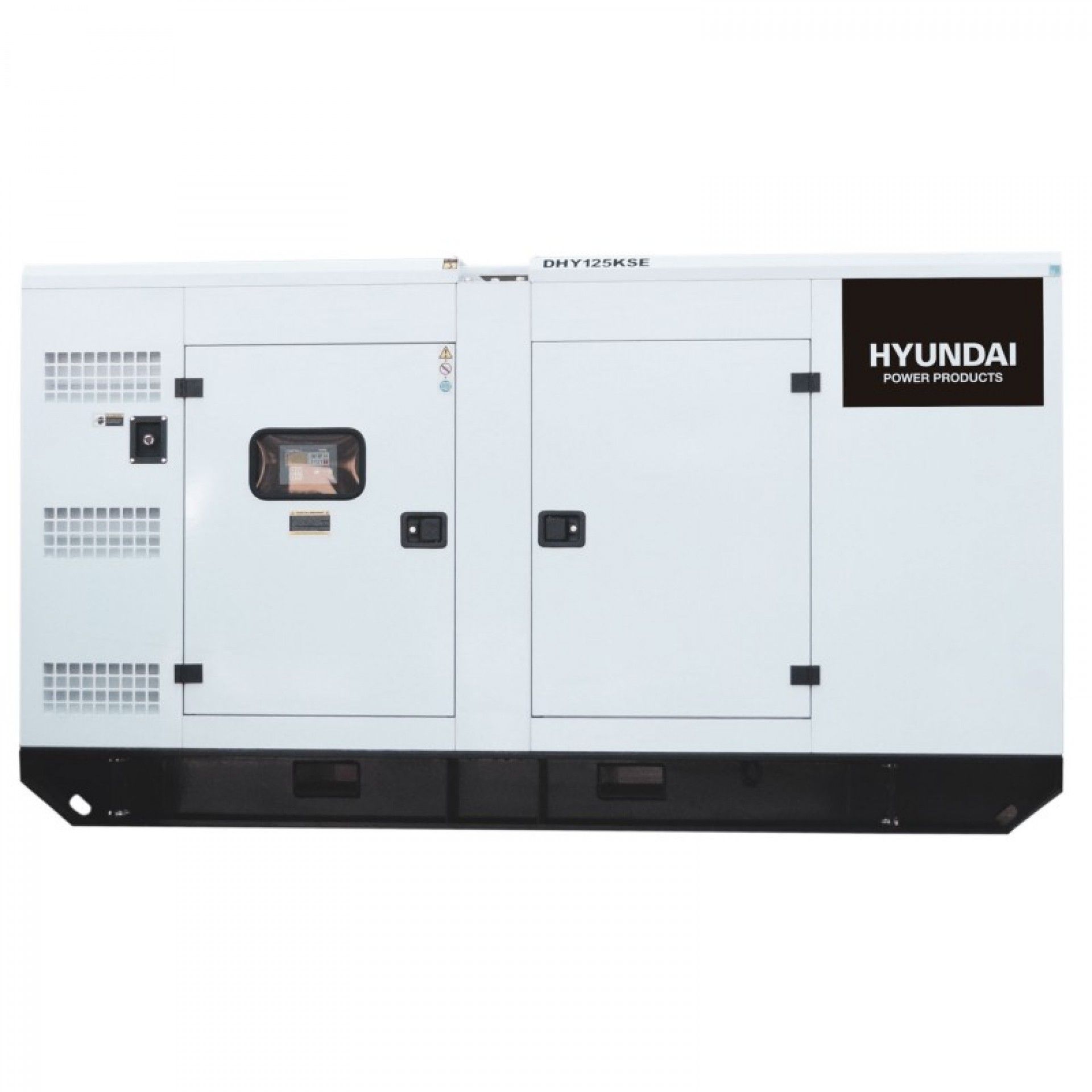 Gerador diesel silencioso 125KVA trifásico refª DHY125KSE HYUNDAI