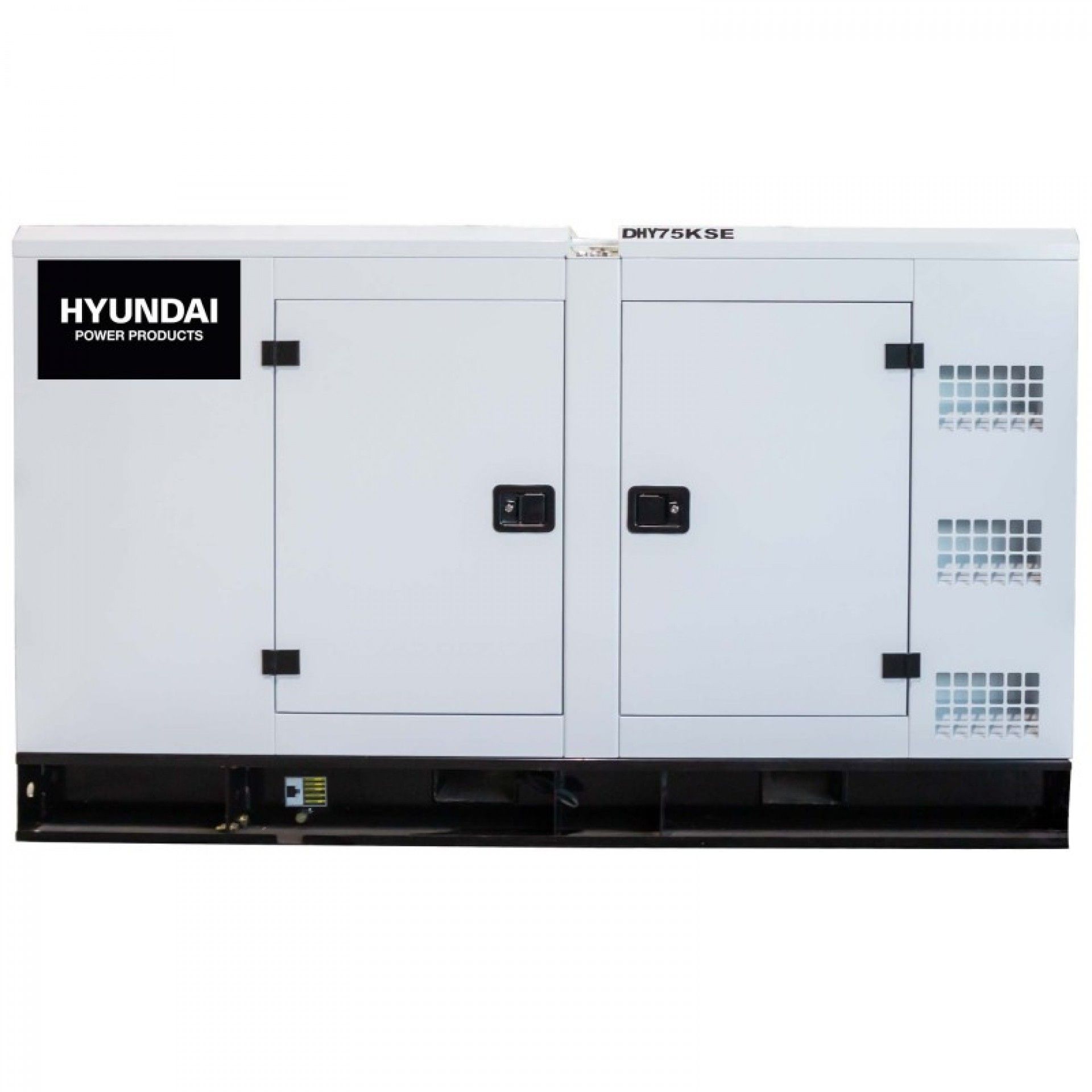 Gerador diesel silencioso 72KVA trifásico refª DHY75KSE HYUNDAI