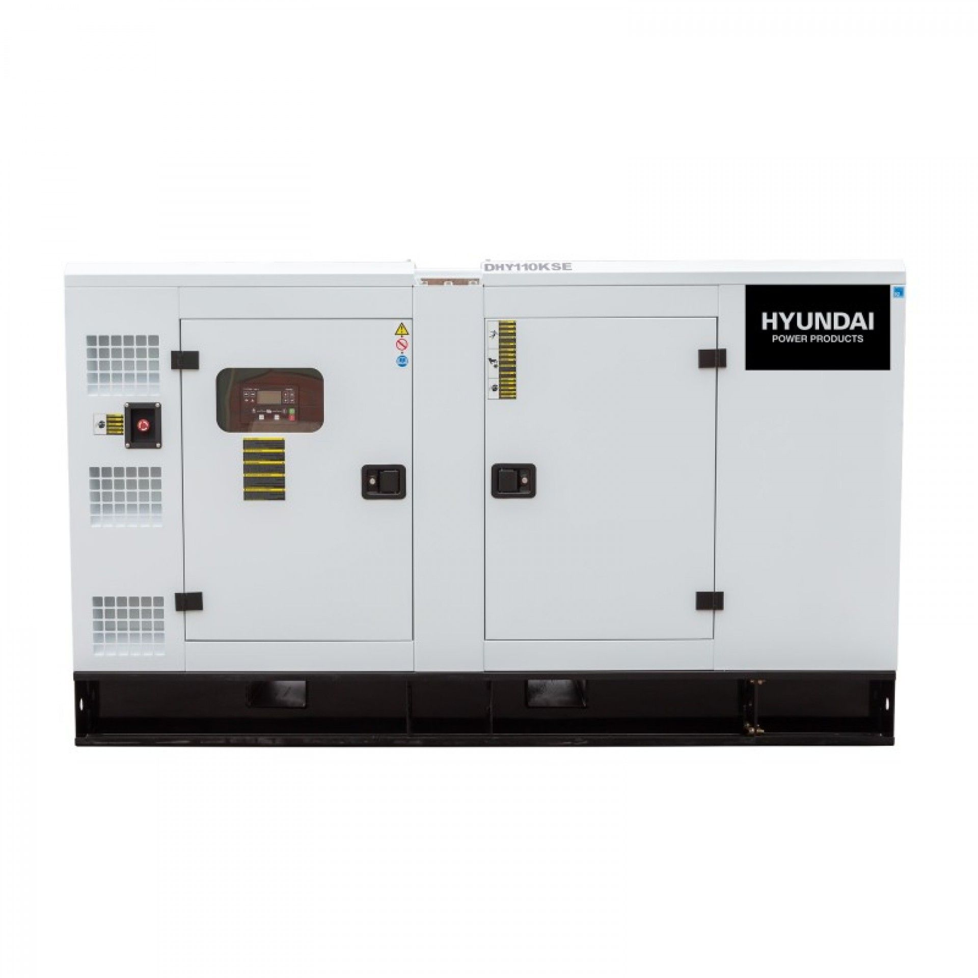 Gerador diesel silencioso 110KVA trifásico refª DHY110KSE HYUNDAI