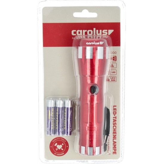 Lanterna led aluminio Carlous (pilhas includas) ref 9930.000 GEDORE