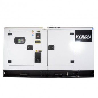 Gerador diesel silencioso 34KVA trifsico ref DHY34KSE HYUNDAI