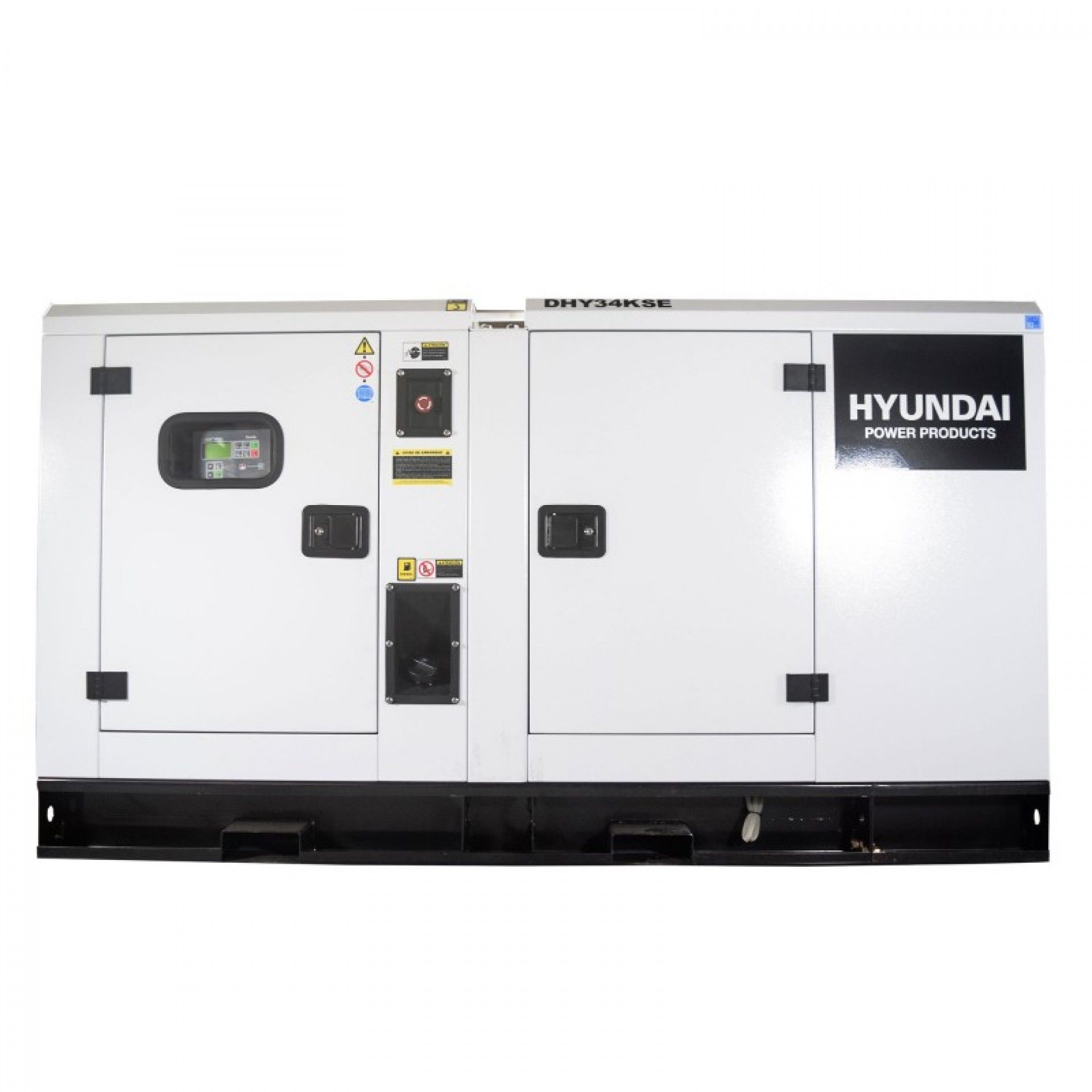 Gerador diesel silencioso 34KVA trifásico refª DHY34KSE HYUNDAI