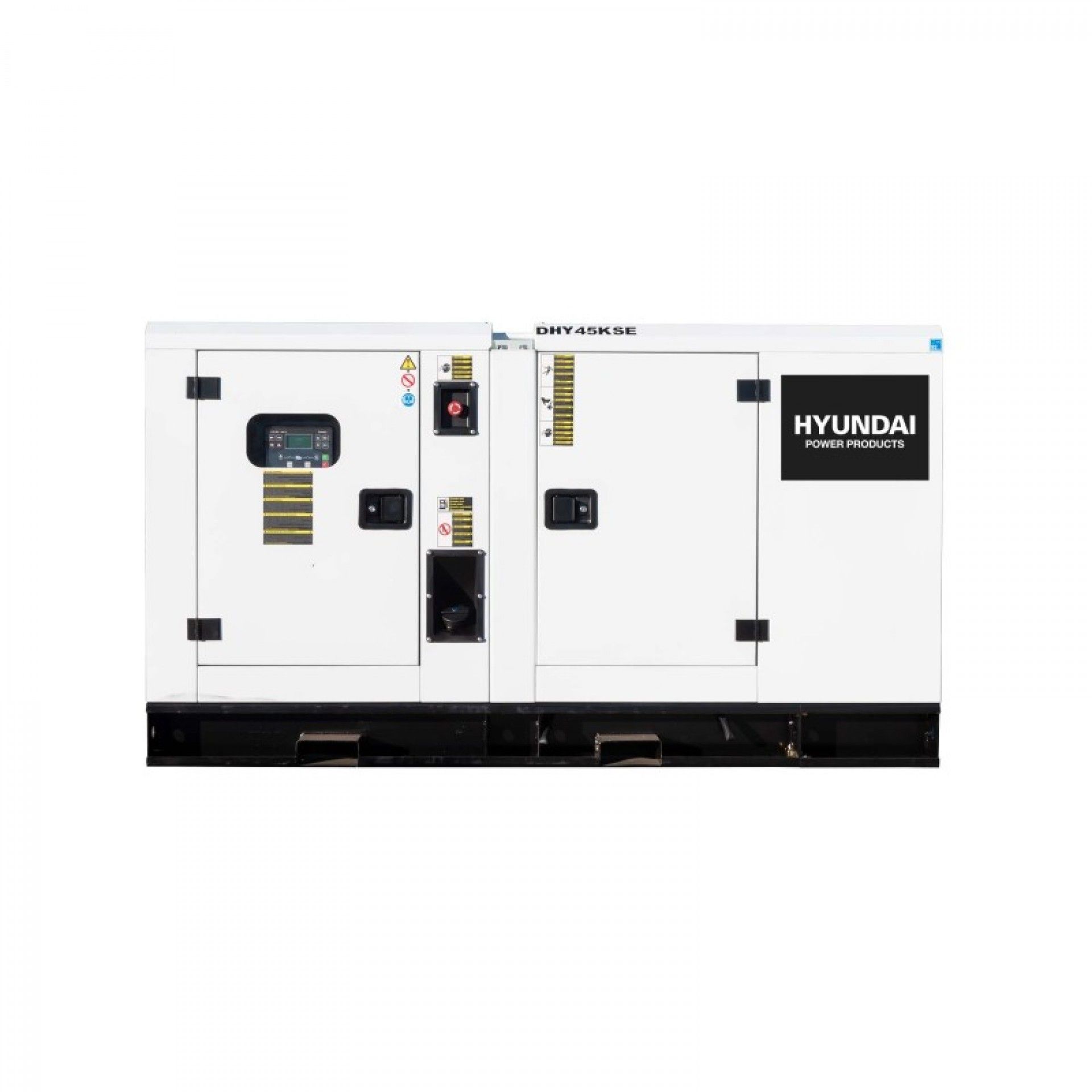 Gerador diesel silencioso 44KVA trifásico refª DHY45KSE HYUNDAI
