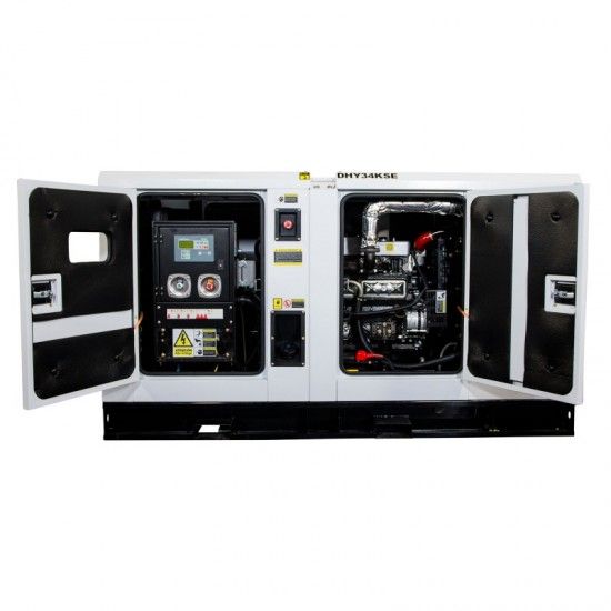 Gerador diesel silencioso 66KVA trifásico refª DHY66KSE HYUNDAI Gerador diesel silencioso 66KVA trifásico refª DHY66KSE HYUNDAI