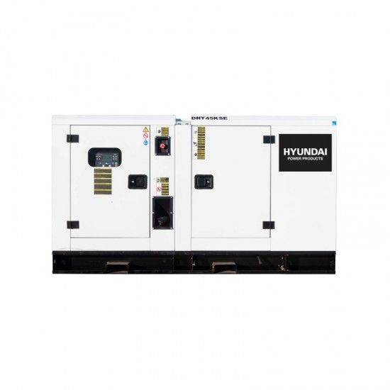 Gerador diesel silencioso 44KVA trifsico ref DHY45KSE HYUNDAI