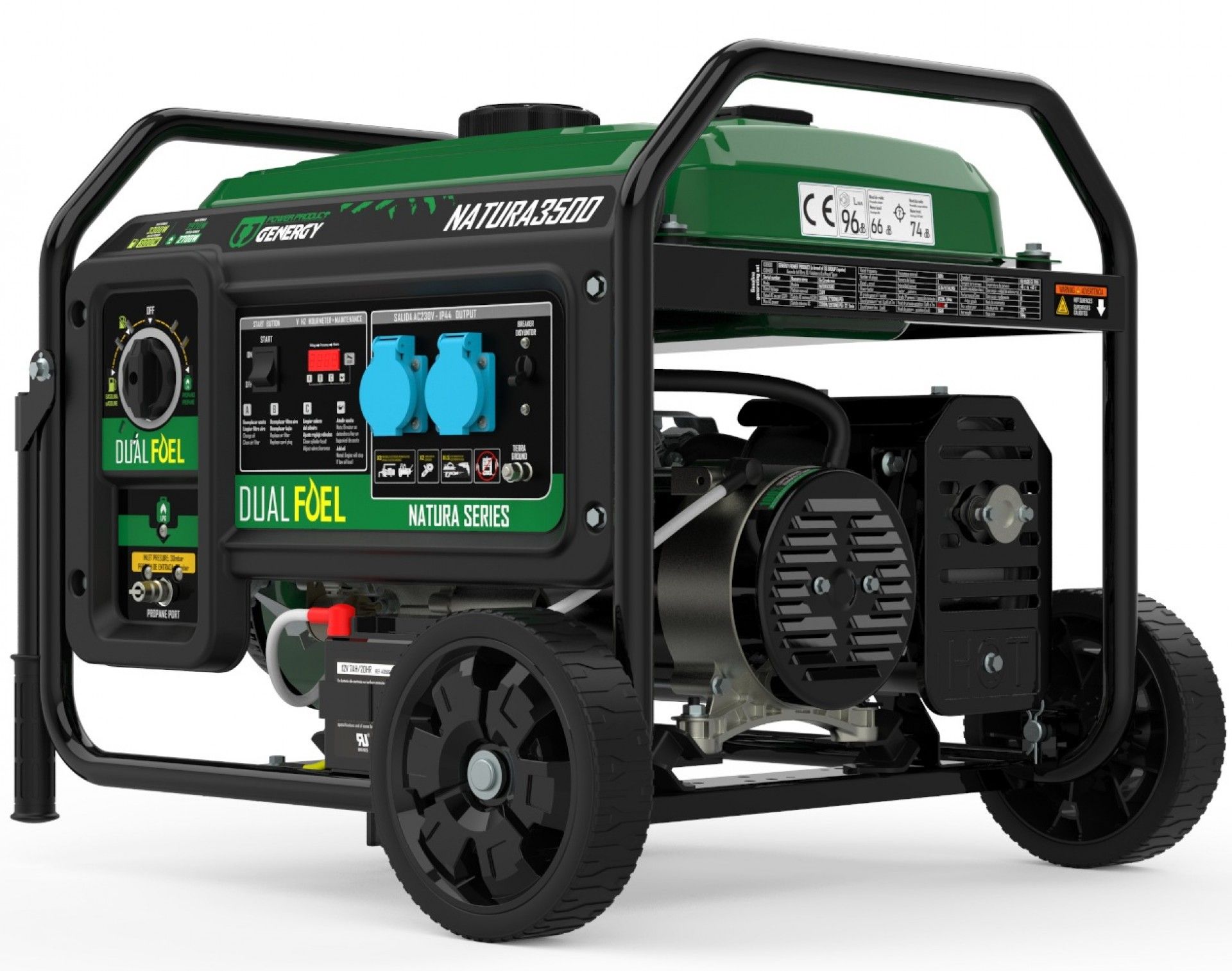 Gerador Gasolina-Propano NATURA 3500 3300W refª 15020 GENERGY