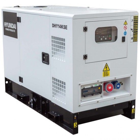 Gerador diesel silencioso 14KVA trifásico refª DHY14KSE HYUNDAI Gerador diesel silencioso 14KVA trifásico refª DHY14KSE HYUNDAI