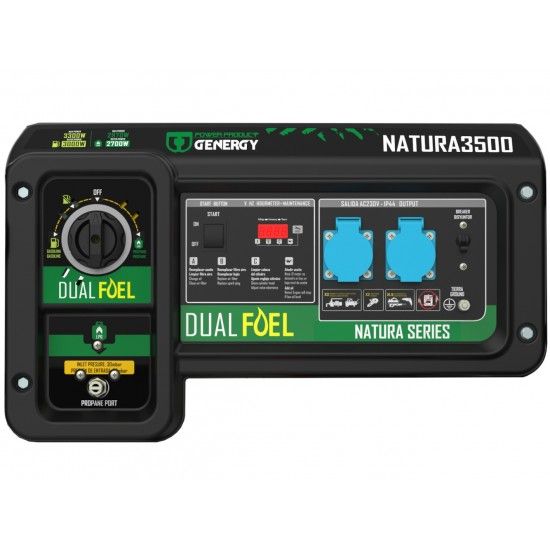 Gerador Gasolina-Propano NATURA 3500 3300W refª 15020 GENERGY Gerador Gasolina-Propano NATURA 3500 3300W refª 15020 GENERGY