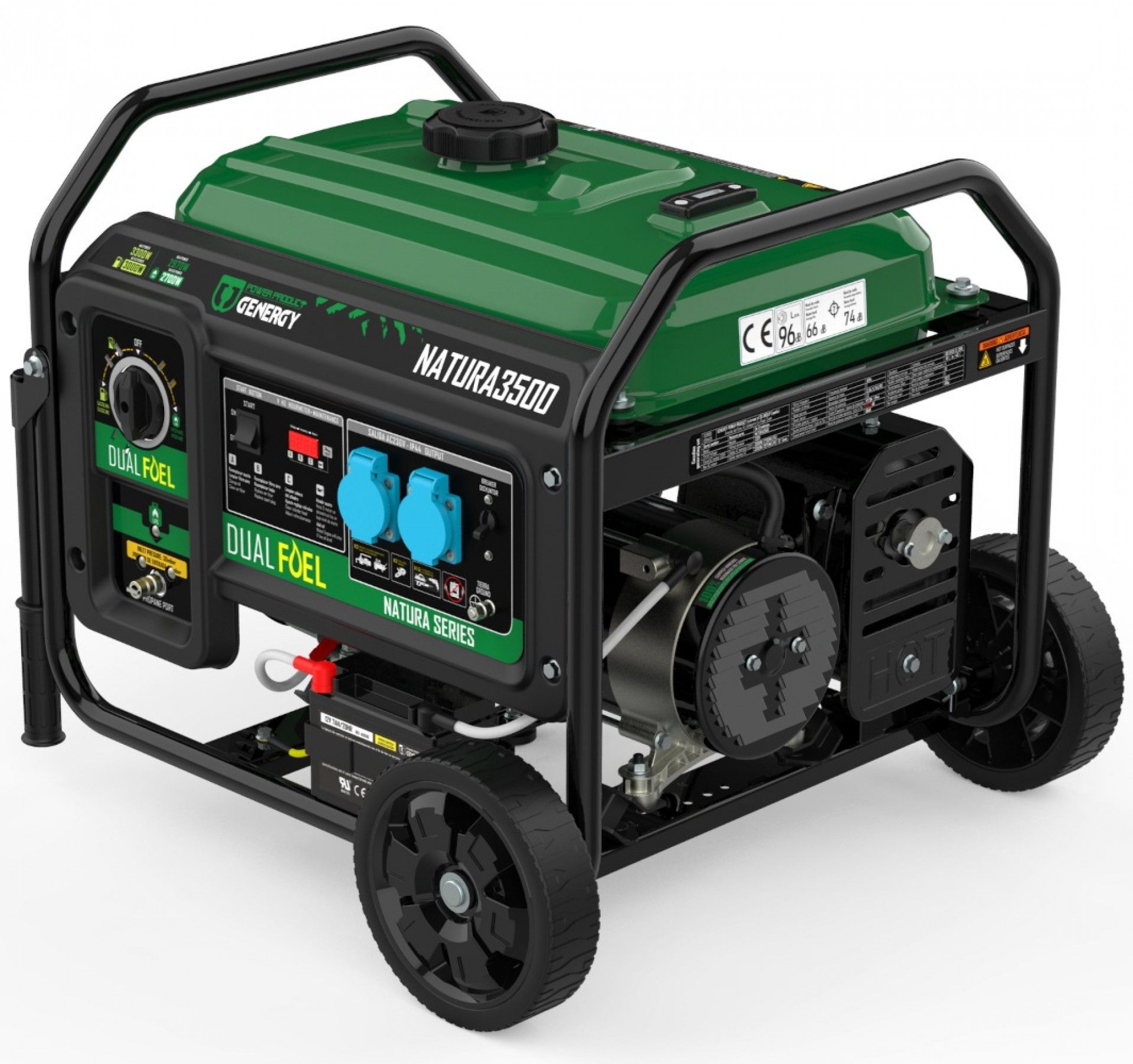 Gerador Gasolina-Propano NATURA 3500 3300W refª 15020 GENERGY