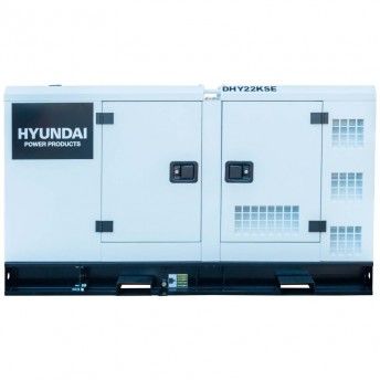 Gerador diesel silencioso 22KVA trifsico ref DHY22KSE HYUNDAI