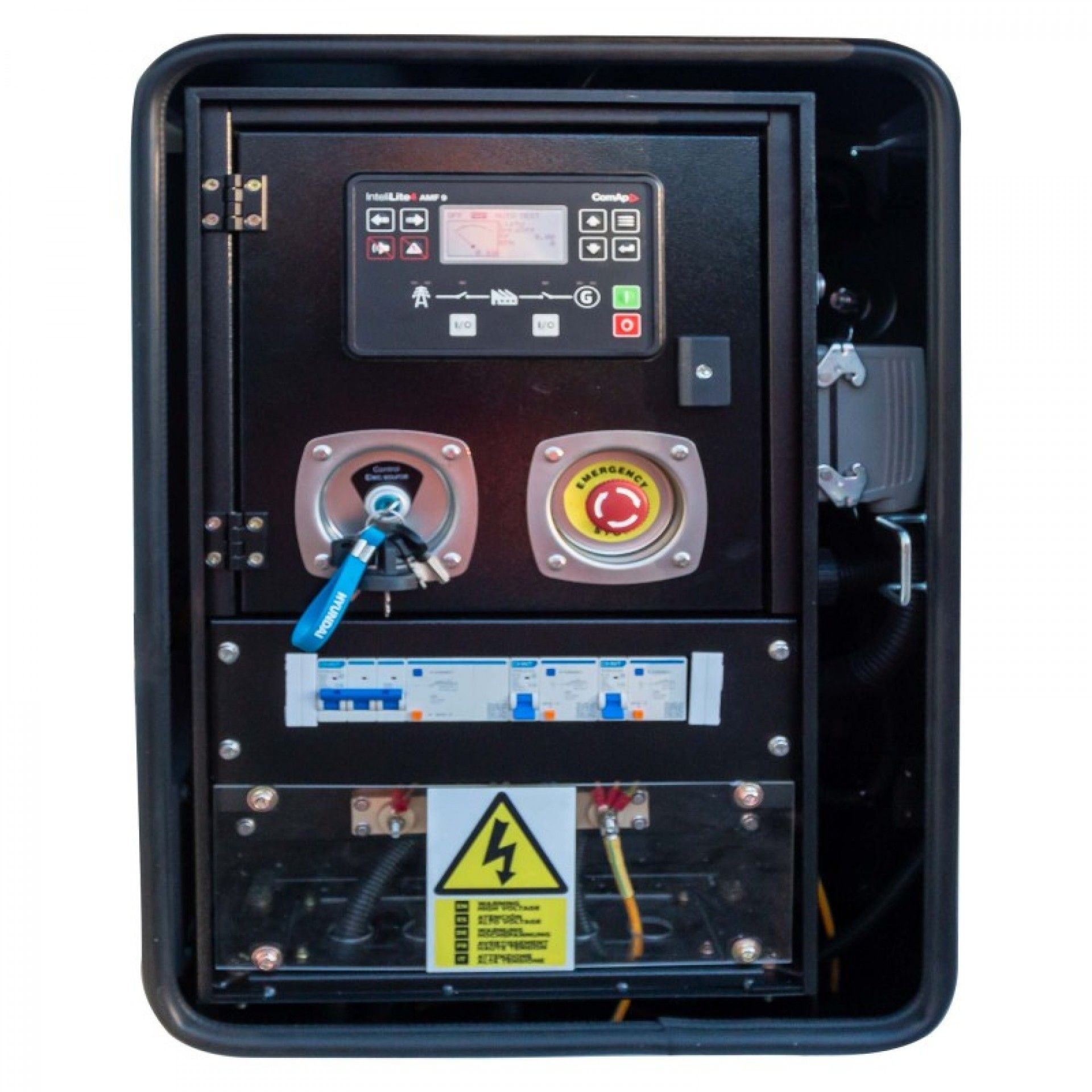 Gerador diesel silencioso 22KVA trifásico refª DHY22KSE HYUNDAI