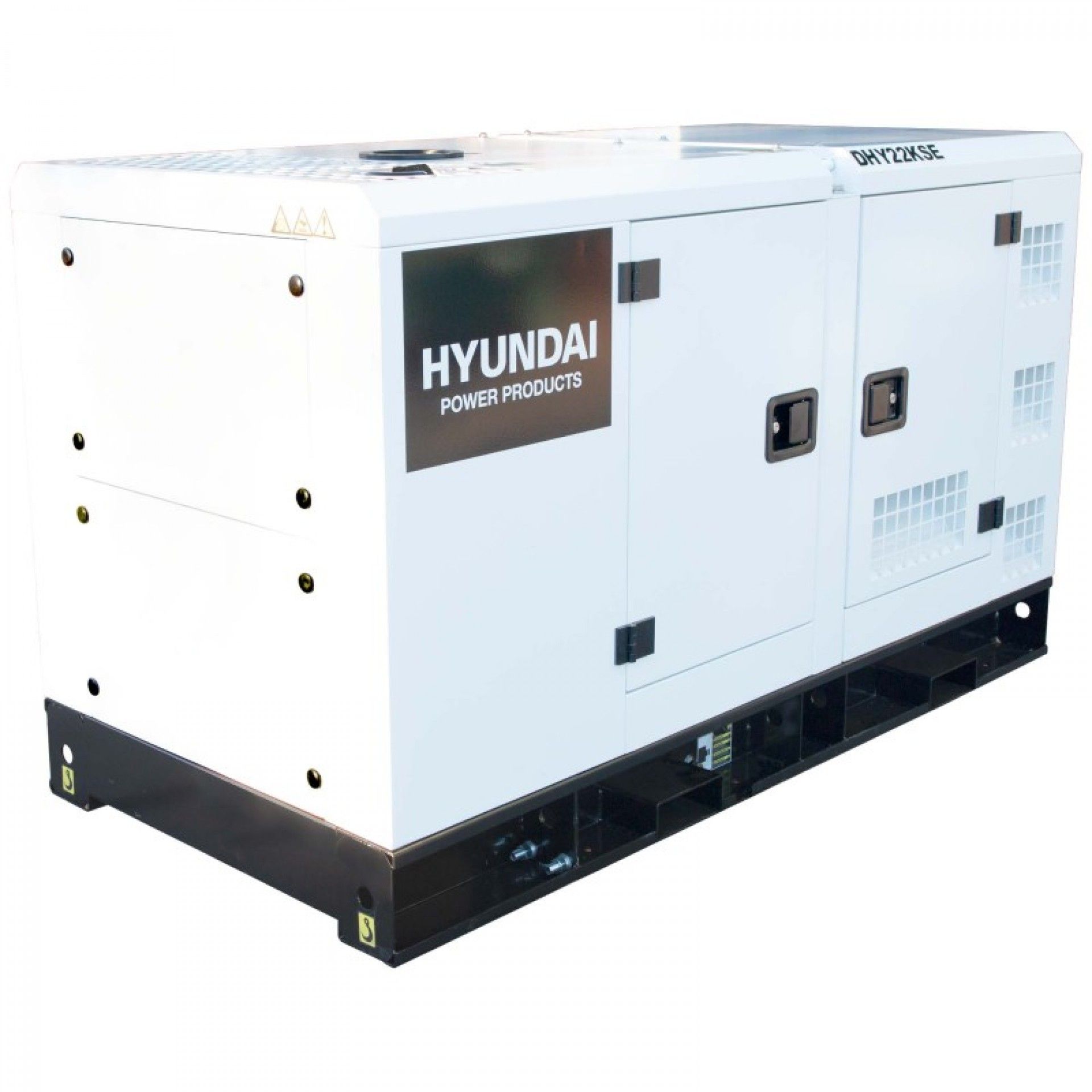 Gerador diesel silencioso 22KVA trifásico refª DHY22KSE HYUNDAI