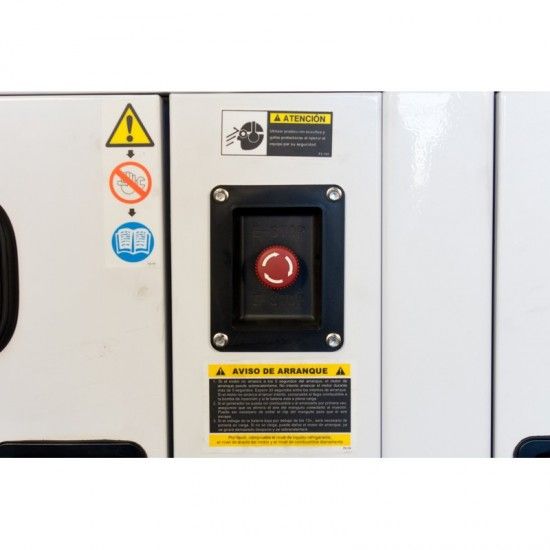 Gerador diesel silencioso 16.5KVA trifsico ref DHY16KSE HYUNDAI