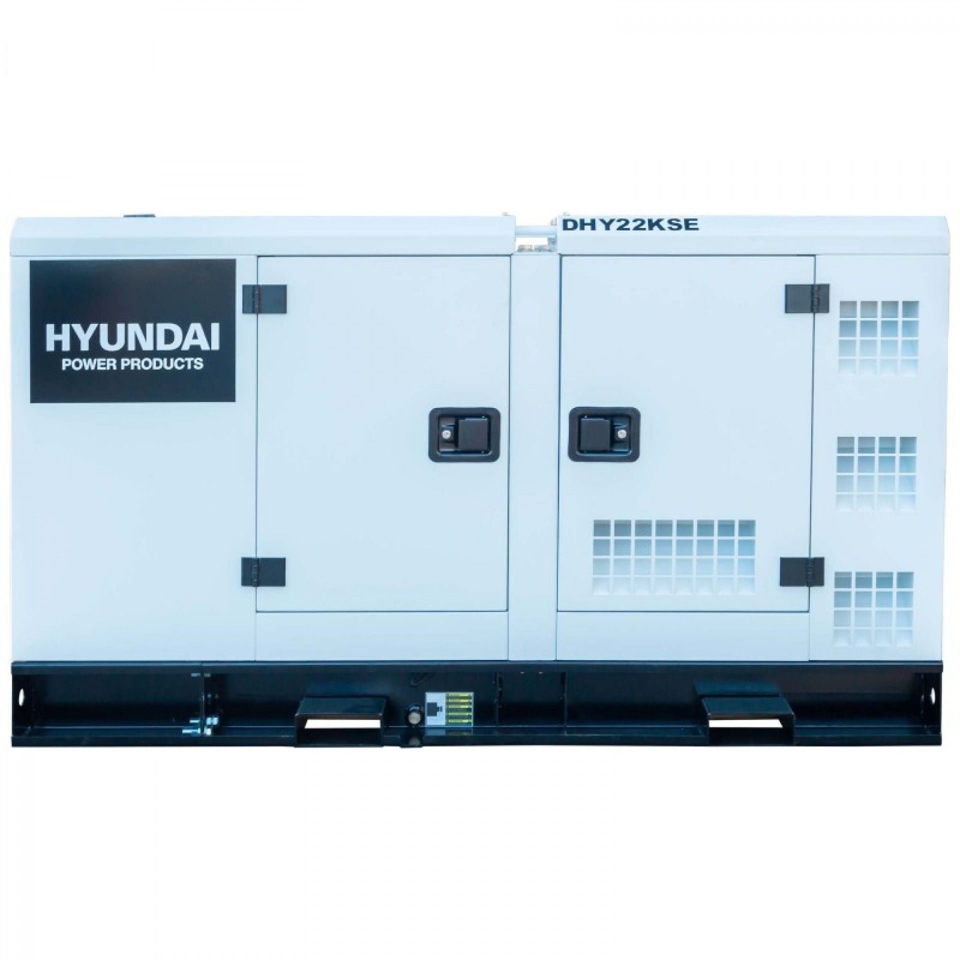 Gerador diesel silencioso 22KVA trifásico refª DHY22KSE HYUNDAI