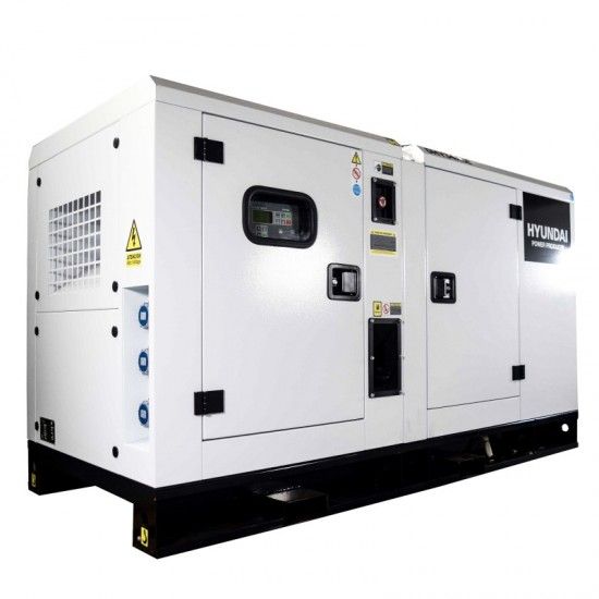 Gerador diesel silencioso 22KW monofsico ref DHY22KSEM HYUNDAI