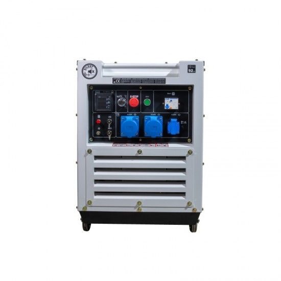 Gerador diesel silencioso 6.5Kw monofásico refª DHY9000SEi HYUNDAI Gerador diesel silencioso 6.5Kw monofásico refª DHY9000SEi HYUNDAI