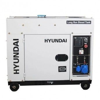 Gerador diesel silencioso especifico p/apoio solar ref DHY8600SE-LRS HYUNDAI