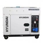 Gerador diesel silencioso especifico p/apoio solar ref DHY8600SE-LRS HYUNDAI