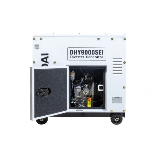 Gerador diesel silencioso 6.5Kw monofásico refª DHY9000SEi HYUNDAI Gerador diesel silencioso 6.5Kw monofásico refª DHY9000SEi HYUNDAI