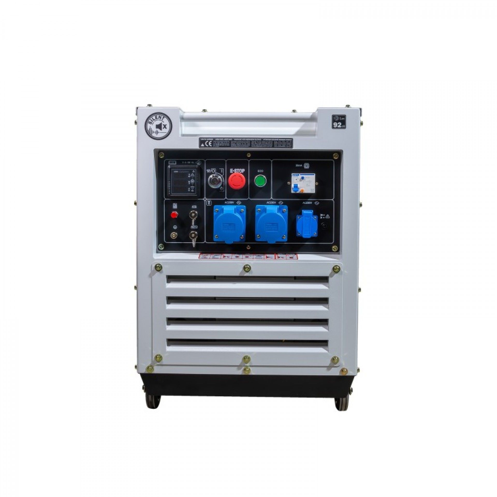 Gerador diesel silencioso 6.5Kw monofásico refª DHY9000SEi HYUNDAI