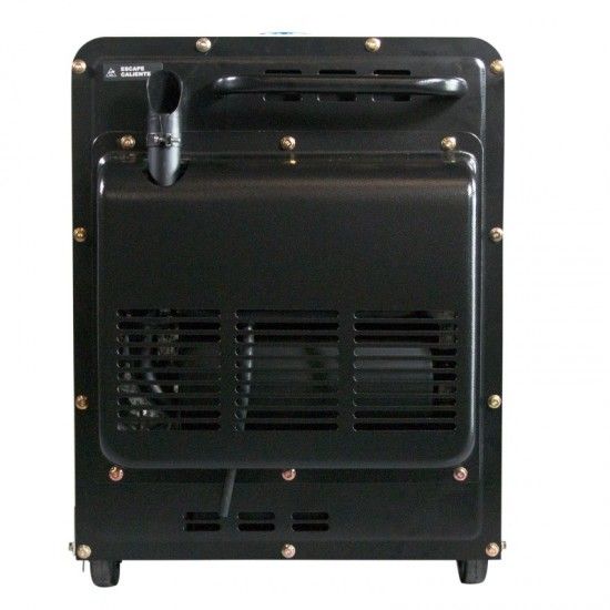 Gerador diesel silencioso 5.3KW monofsico ref DHY6000SE HYUNDAI