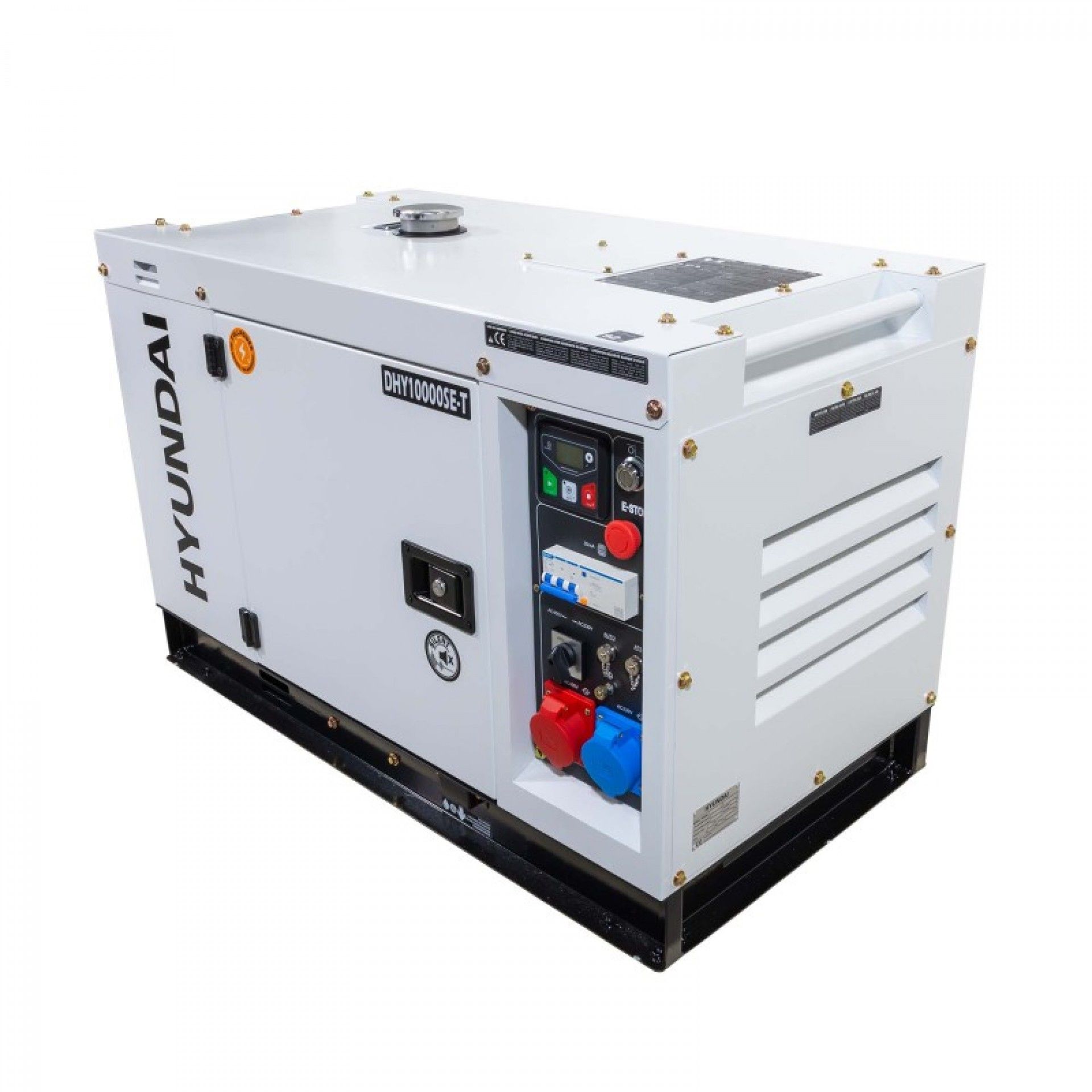 Gerador diesel silencioso 10.6KvA tri/monofásico refª DHY10000SE-T HYUNDAI