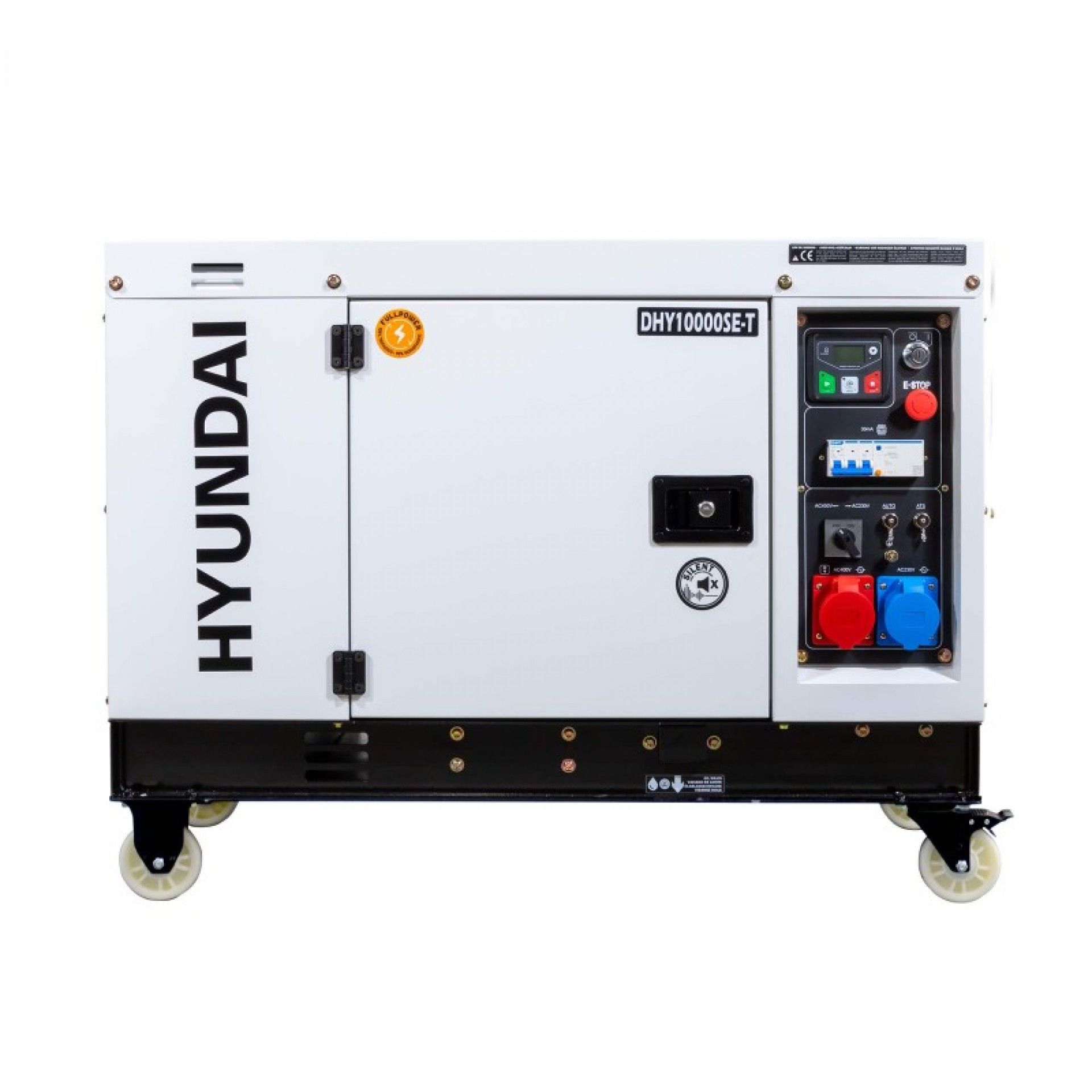 Gerador diesel silencioso 10.6KvA tri/monofásico refª DHY10000SE-T HYUNDAI
