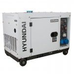 Gerador diesel silencioso 6.3KW monofsico ref DHY8600SE HYUNDAI