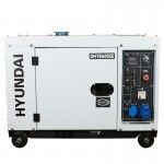 Gerador diesel silencioso 6.3KW monofsico ref DHY8600SE HYUNDAI