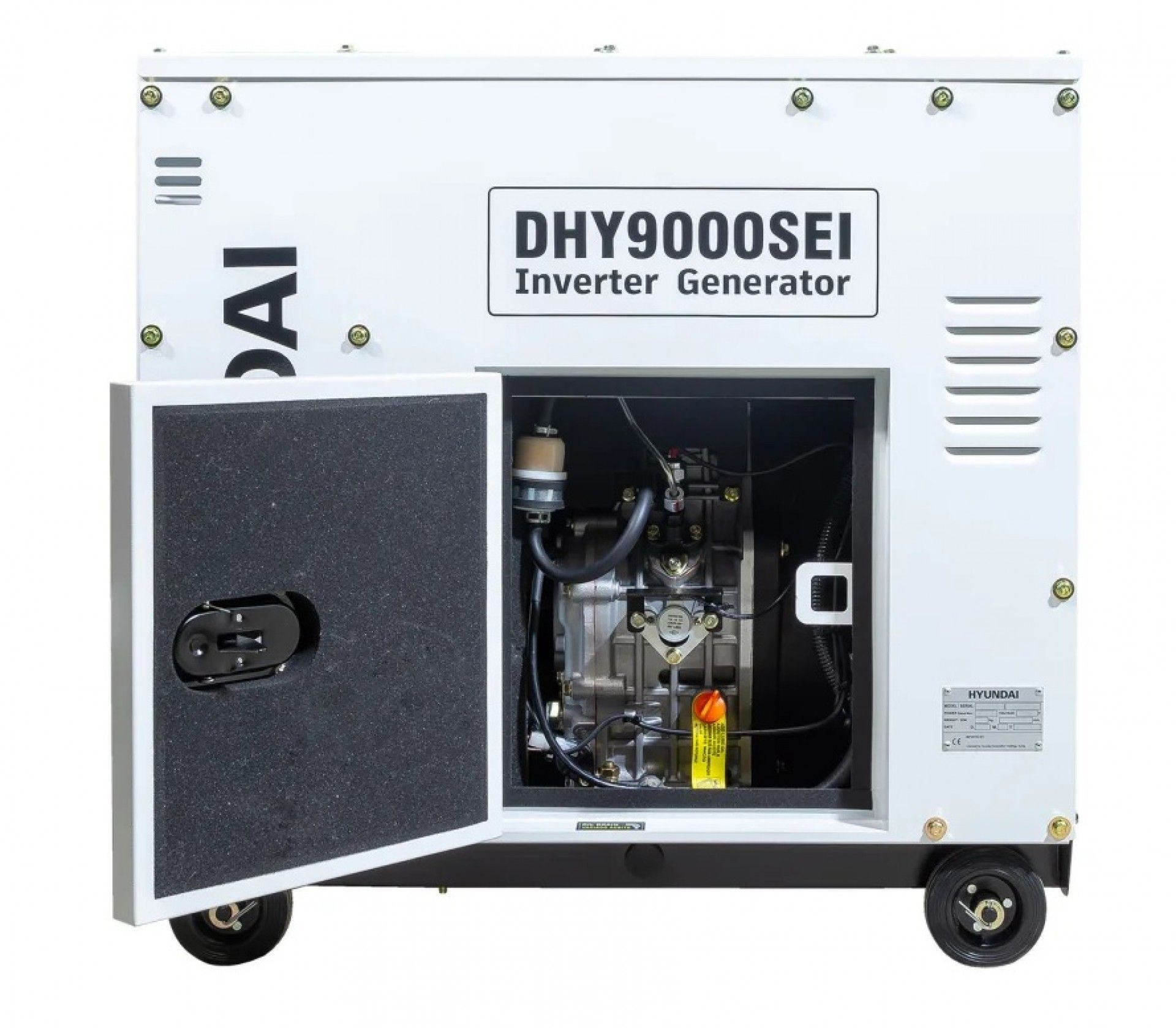 Gerador diesel silencioso 6.5Kw trif/monoásico refª DHY9000SEi-T HYUNDAI
