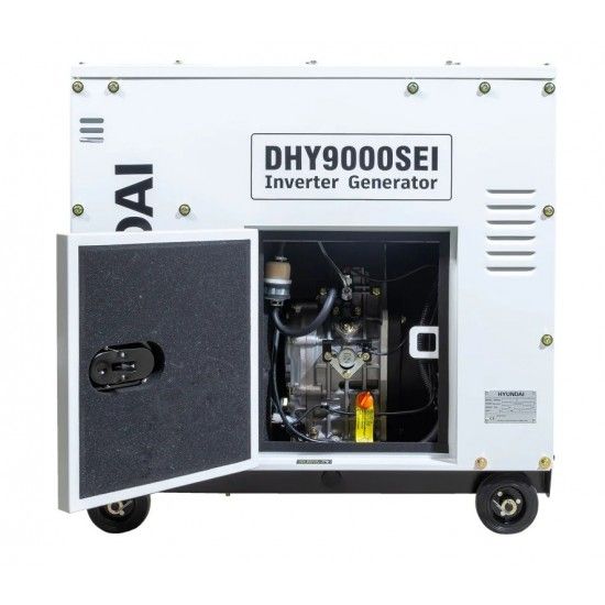 Gerador diesel silencioso 6.5Kw trif/monoásico refª DHY9000SEi-T HYUNDAI Gerador diesel silencioso 6.5Kw trif/monoásico refª DHY9000SEi-T HYUNDAI