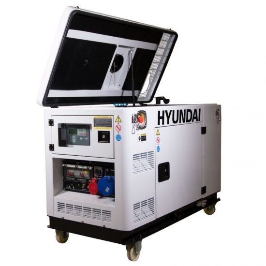 Gerador diesel silencioso 12.5KvA tri/monofásico refª DHY12000XSE-T HYUNDAI Gerador diesel silencioso 12.5KvA tri/monofásico refª DHY12000XSE-T HYUNDAI