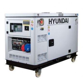 Gerador diesel silencioso 12.5KvA tri/monofsico ref DHY12000XSE-T HYUNDAI