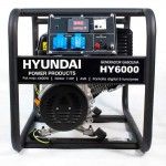 Gerador gasolina monofásico 4.4Kw refª HY6000 HYUNDAI Gerador gasolina monofásico 4.4Kw refª HY6000 HYUNDAI