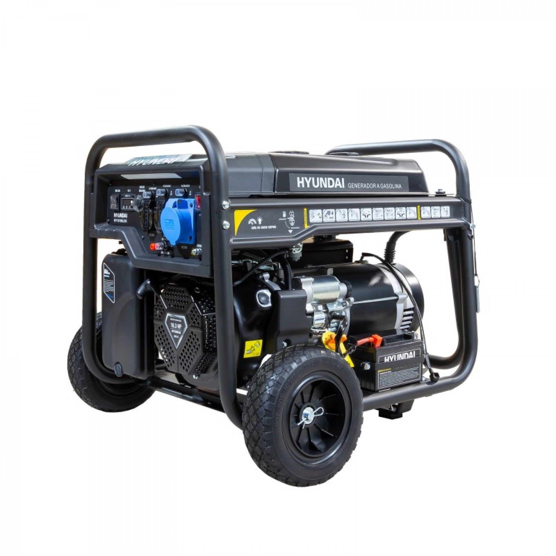 Gerador gasolina monofásico 8.5Kw refª HY10100LEK HYUNDAI