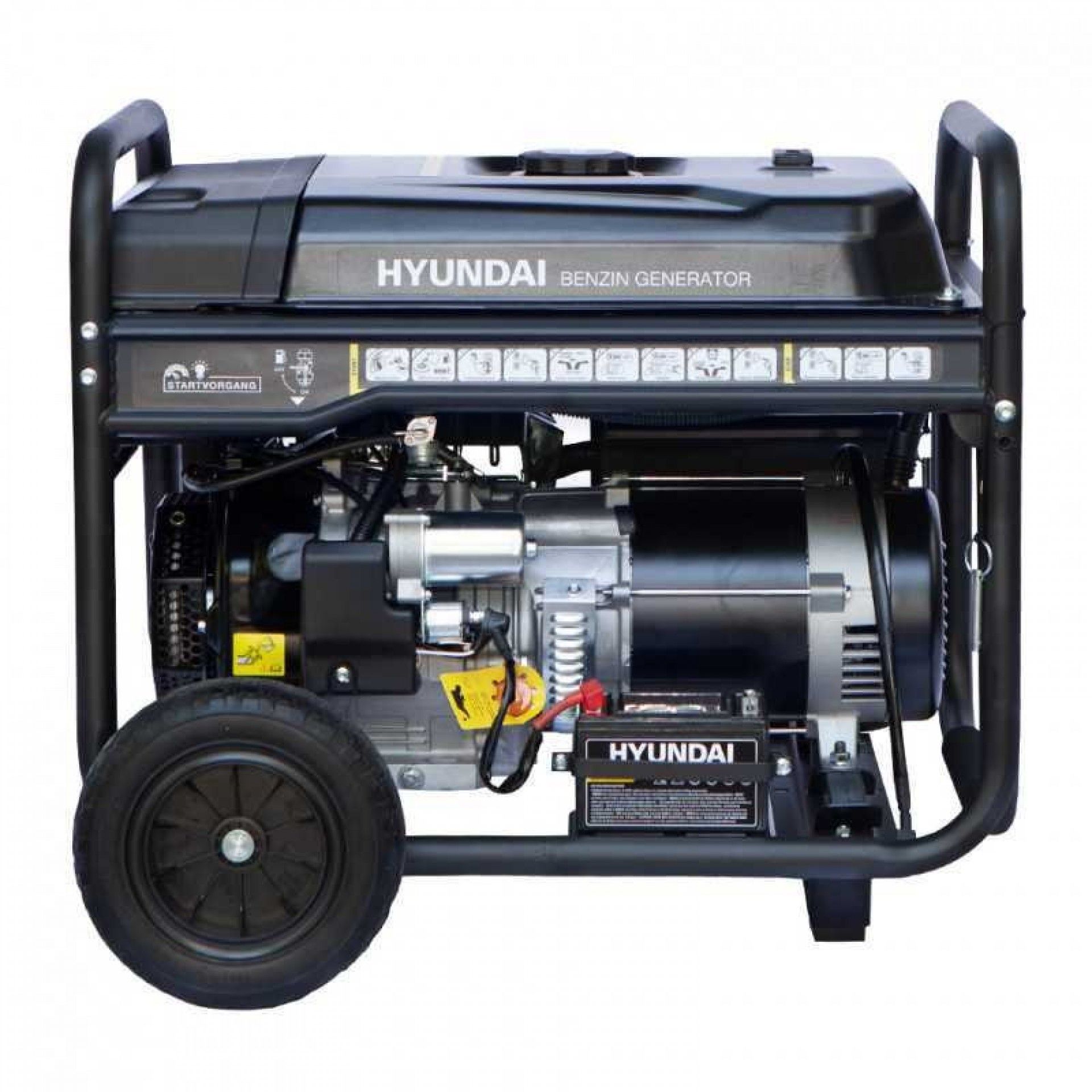 Gerador gasolina monofásico 6.5Kw refª HY9100LEK HYUNDAI