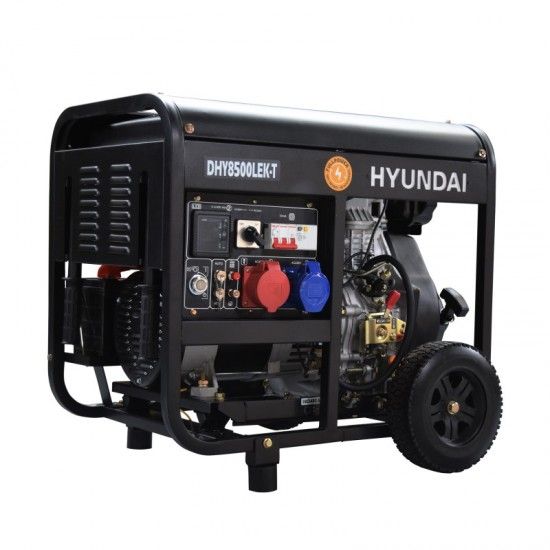 Gerador diesel tri/monofsico 7.9KvA 3000rpm ref DHY8500LEK-T HYUNDAI