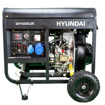 Gerador diesel monofsico 5.5Kw 3000rpm ref DHY6000LEK HYUNDAI