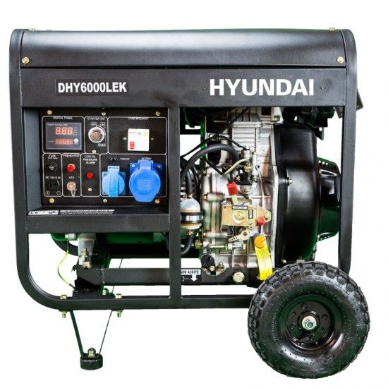 Gerador diesel monofsico 5.5Kw 3000rpm ref DHY6000LEK HYUNDAI