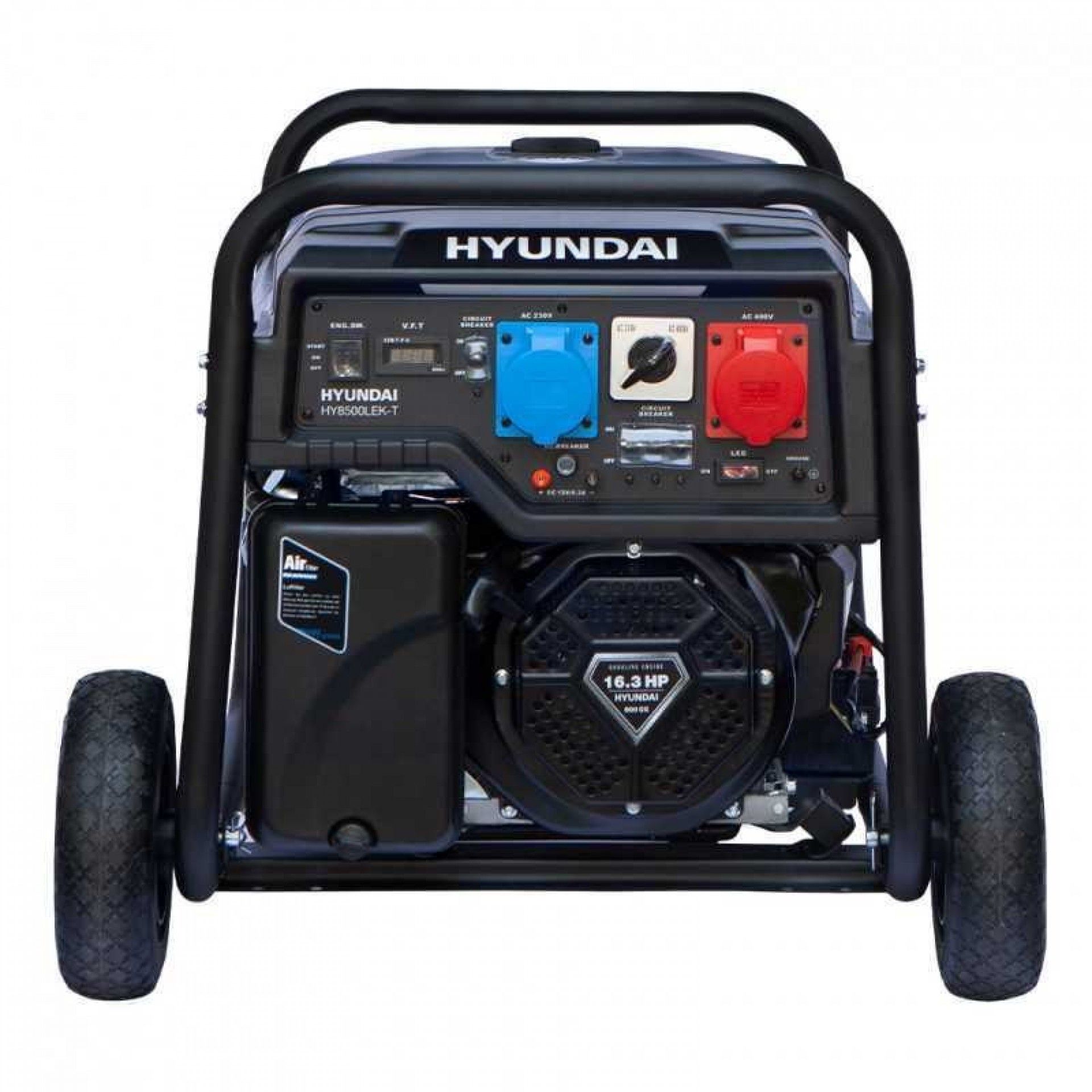 Gerador gasolina tri/monofásico 10.6KvA 3000rpm refª HY10100LEK-T HYUNDAI